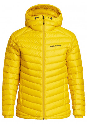 Pánská bunda Peak Performance M Frost Down Hood Jacket Trek Yellow